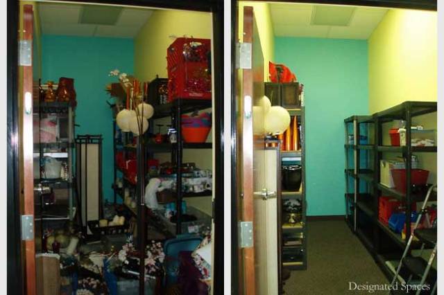 Storage Closet Before and After