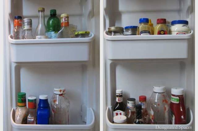 Refrigerator Before and After